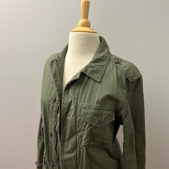 J.Crew Vintage Relaxed Boyfriend Olive Field Jacket Sz XS - Picture 2 of 14